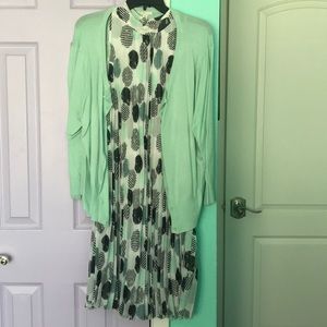 NWOT Sleeveless Dress with Matching Jacket